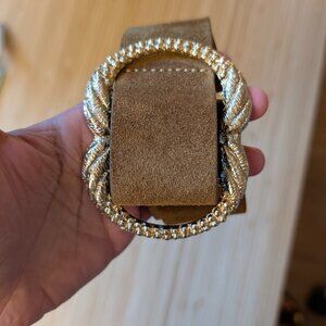 Sezane | Accessories | Nwt Szane Elegant Taupe Leather Belt  display picture 1